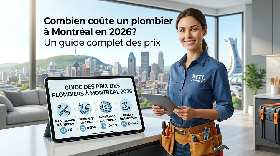 Combien coûte un plombier a Montreal