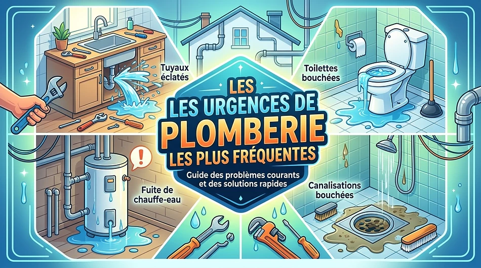 Les urgences plomberie les plus fréquentes